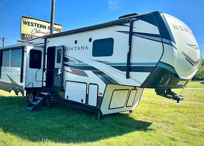 Olson Rv- Set Up For At The Will Rogers Memorial Center Vakantiehuis